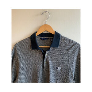 Vintage 90s Speckled Federal Bureau of Investigations FBI Dad Polo Men's Medium